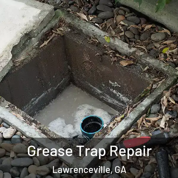  Grease Trap Repair Lawrenceville, GA
